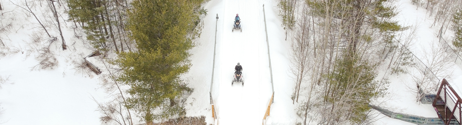 Snowmobiling in Petawawa