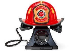 telephone under fire helmet