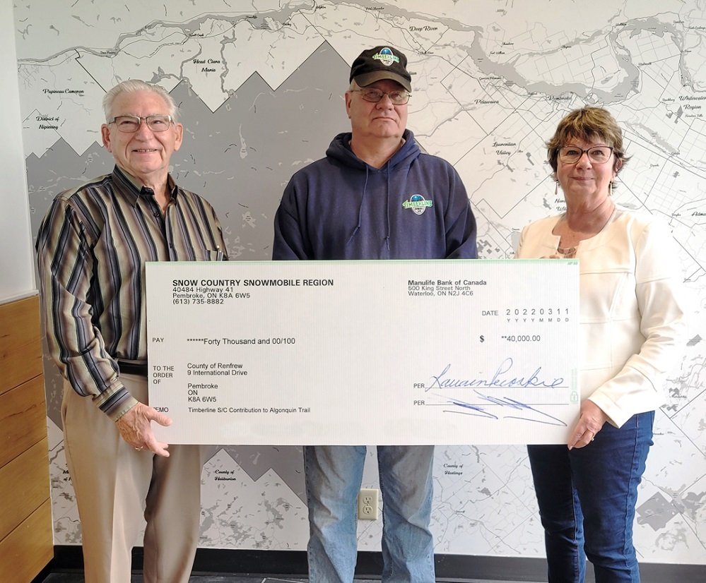 MR-Algonquin Trail donation