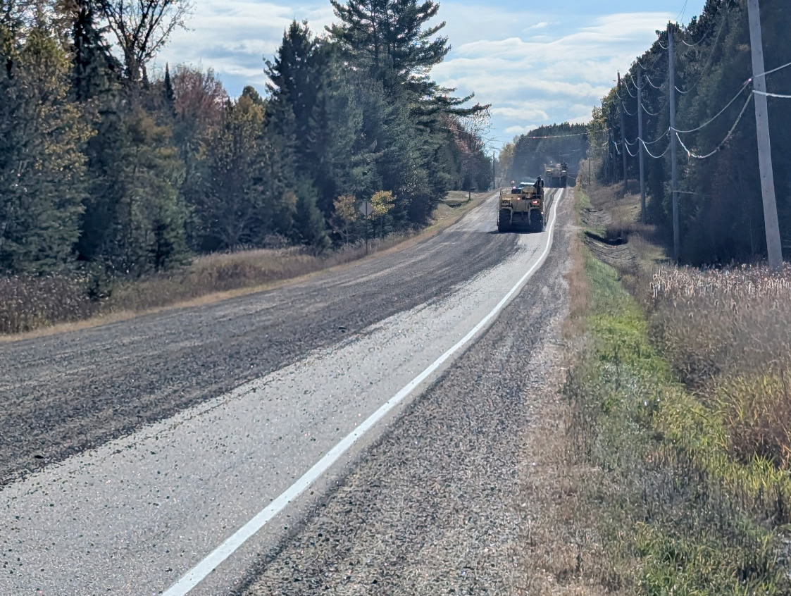 Foymount Road construction 