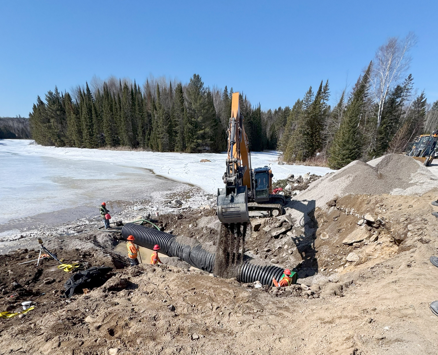 Culvert installation County Road 71