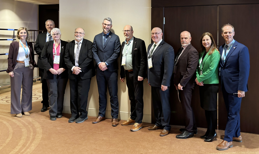 County of Renfrew officials and MPP Matthew Rae following a meeting in Toronto