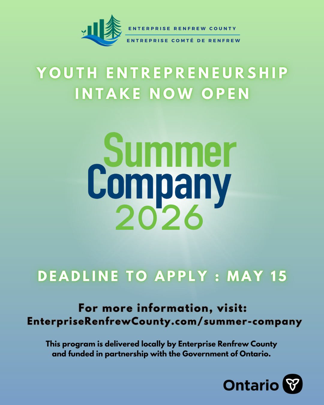 Summer Company applications open