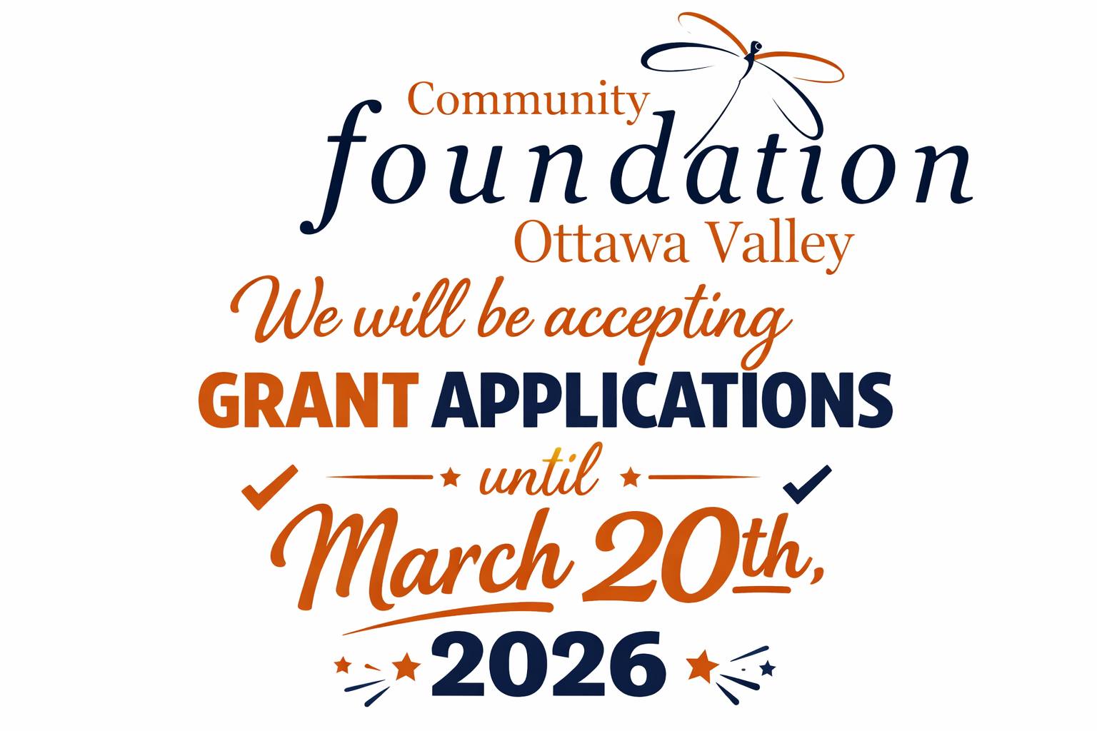 Grant application deadline March 20