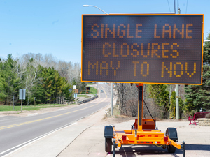 Petawawa River Bridge Rehab-sign