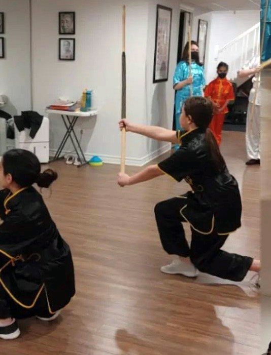 Wushu in action